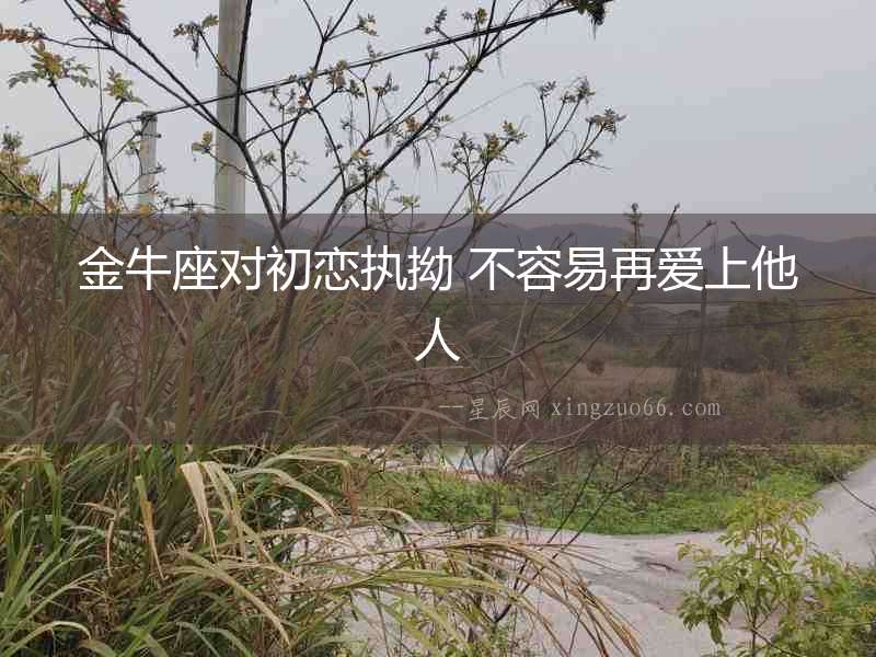 金牛座對初戀執(zhí)拗 不容易再愛上他人