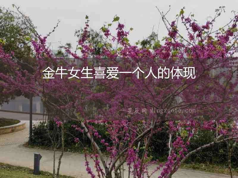 金牛女生喜愛一個人的體現(xiàn)