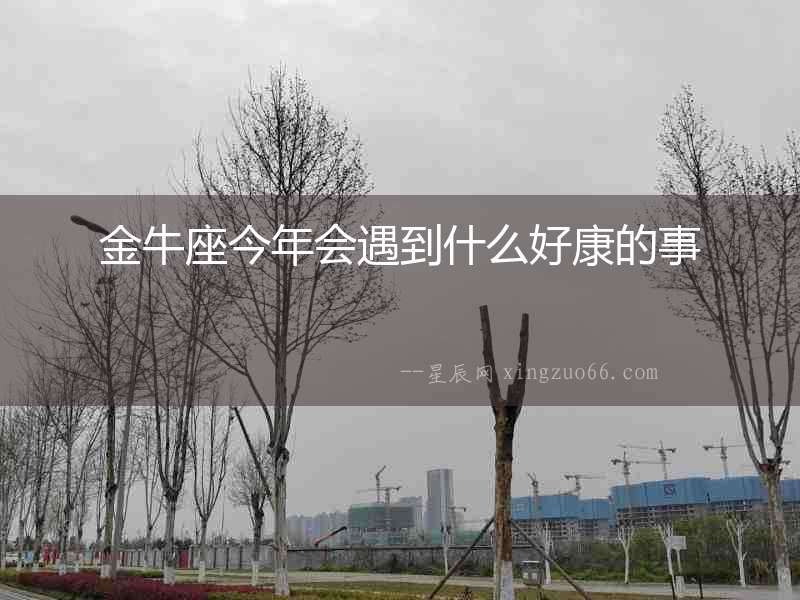 金牛座今年會(huì)遇到什么好康的事