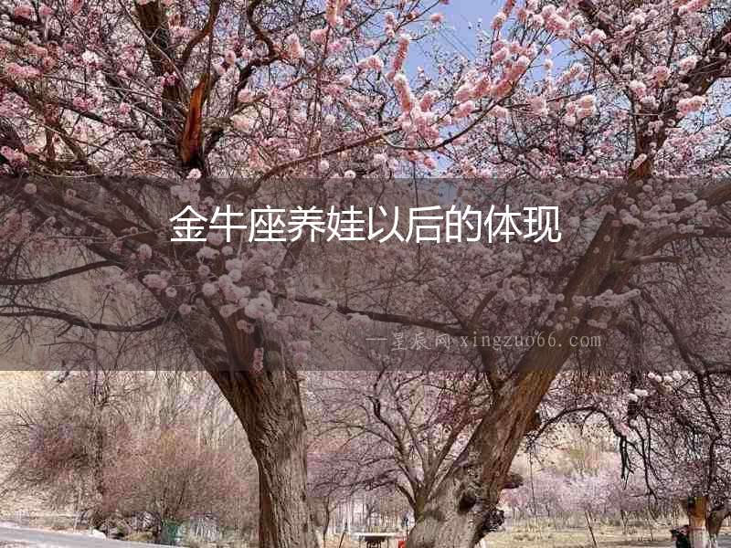 金牛座養娃以后的體現