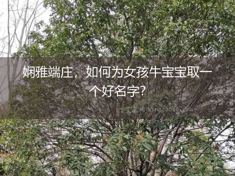 嫻雅端莊，如何為女孩牛寶寶取一個(gè)好名字？