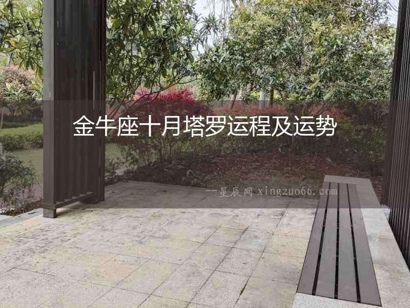 金牛座十月塔羅運程及運勢