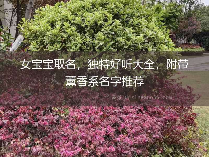 女寶寶取名，獨特好聽大全，附帶薰香系名字推薦