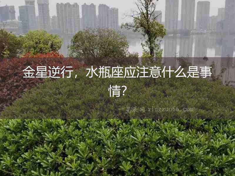 金星逆行，水瓶座應注意什么是事情？