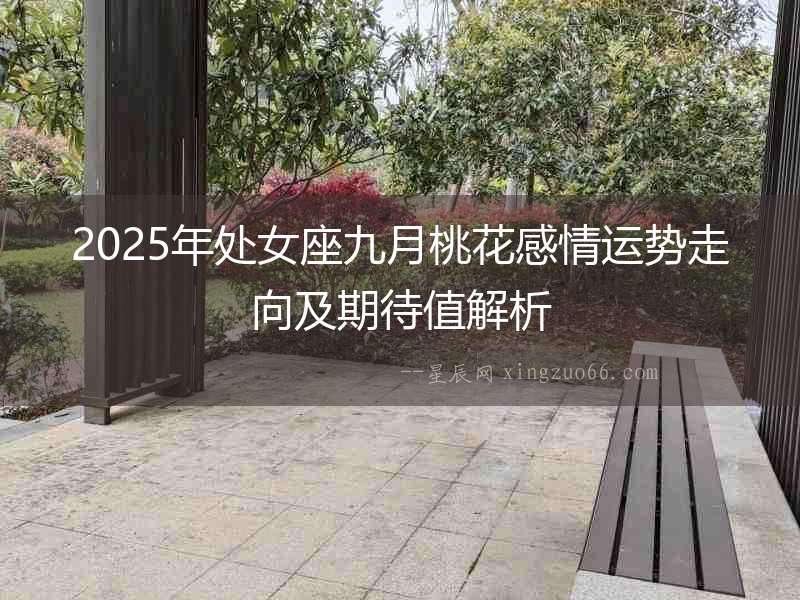 2025年處女座九月桃花感情運勢走向及期待值解析