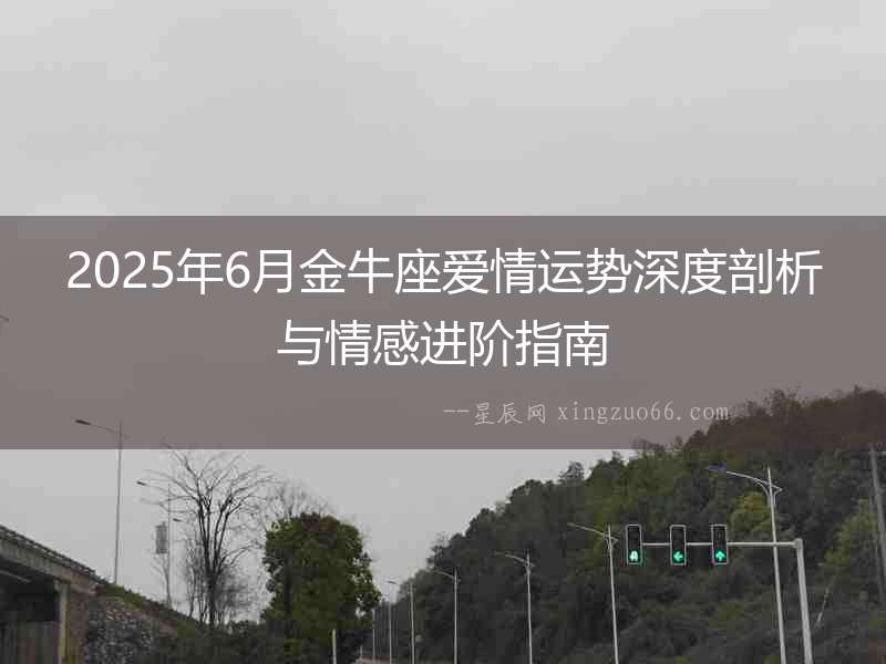 2025年6月金牛座愛情運勢深度剖析與情感進階指南