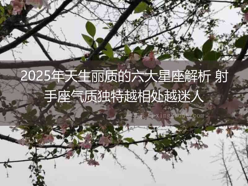 2025年天生麗質(zhì)的六大星座解析 射手座氣質(zhì)獨(dú)特越相處越迷人