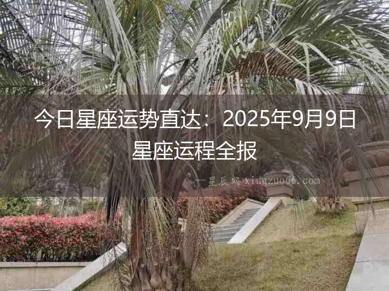 今日星座運(yùn)勢(shì)直達(dá)：2025年9月9日星座運(yùn)程全報(bào)