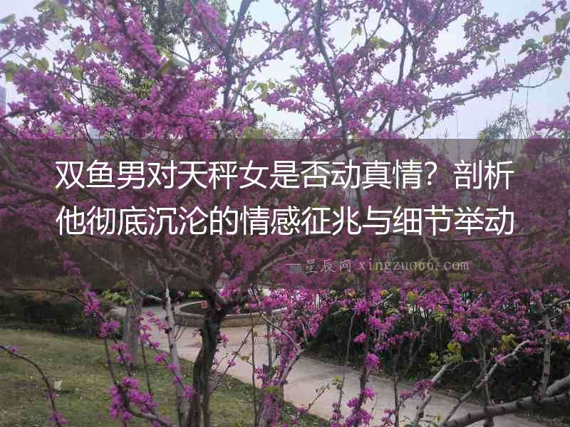 雙魚男對天秤女是否動真情？剖析他徹底沉淪的情感征兆與細節舉動