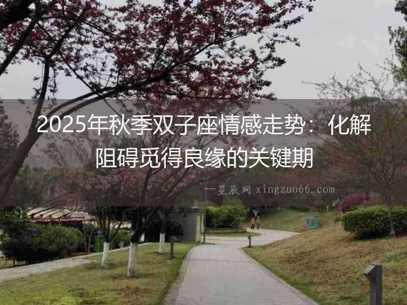 2025年秋季雙子座情感走勢(shì)：化解阻礙覓得良緣的關(guān)鍵期